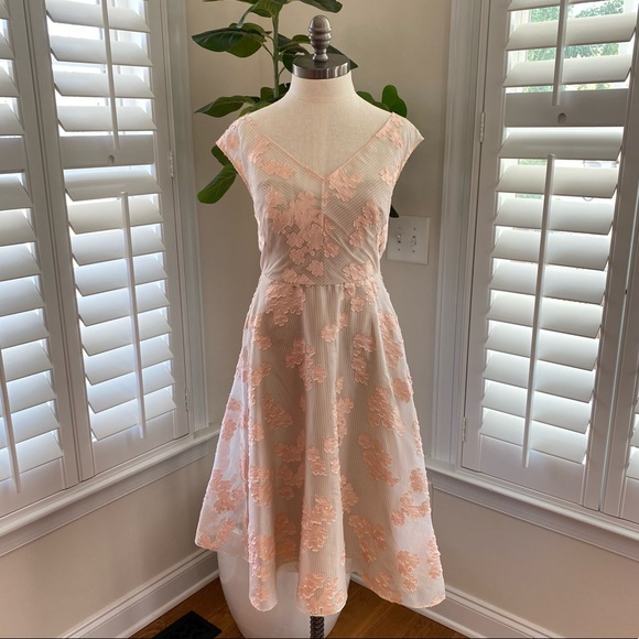 Lela rose floral jacquard full-skirt dress size 2 - Picture 5 of 15